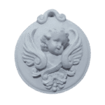 Anjo Brasão Aplique em Resina