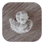 Anjo Busto Aplique em Resina