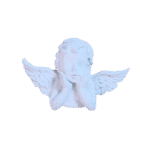 Anjo Busto Aplique em Resina