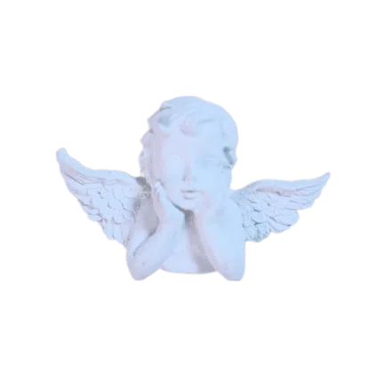 Anjo Busto Aplique em Resina