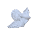 Anjo Busto Aplique em Resina