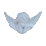 Anjo Busto Aplique Em Resina