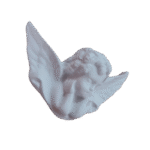 Anjo Busto Aplique Em Resina