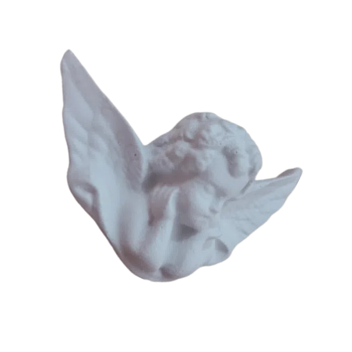 Anjo Busto Aplique Em Resina