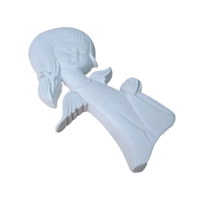 Anjo da Guarda Aplique em Resina