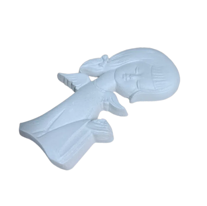 Anjo da Guarda Aplique em Resina