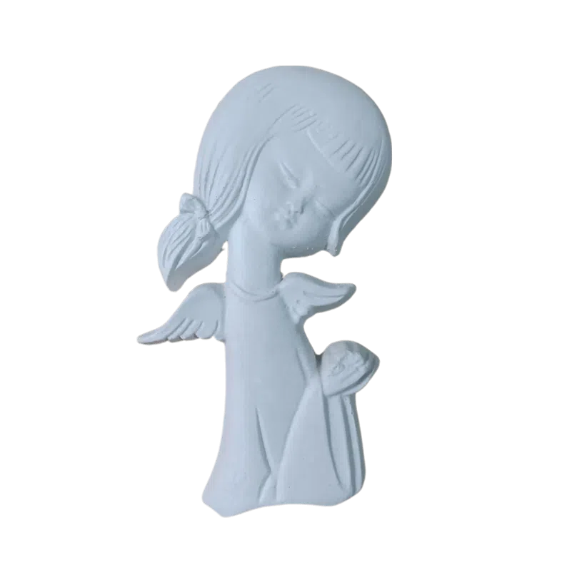 Anjo da Guarda Aplique em Resina