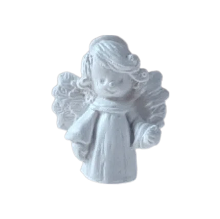 Anjo da Guarda Aplique em Resina 4,5cm