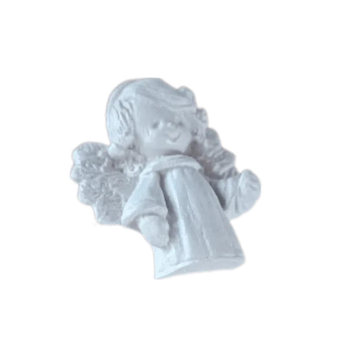 Anjo da Guarda Aplique em Resina 4,5cm