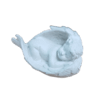 Anjo da Guarda Dormindo em Resina