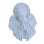 Anjo da Guarda Orando Aplique em Resina