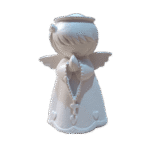 Anjo da Guarda Orando Aplique em Resina 7cm