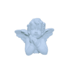 Anjos Trio Confeccionados em Resina