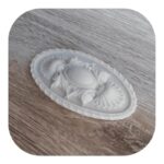 Aplique de Centro Oval Fabricado em Resina 11cm - Imagem 3