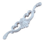 Arabesco Aplique Central em Resina