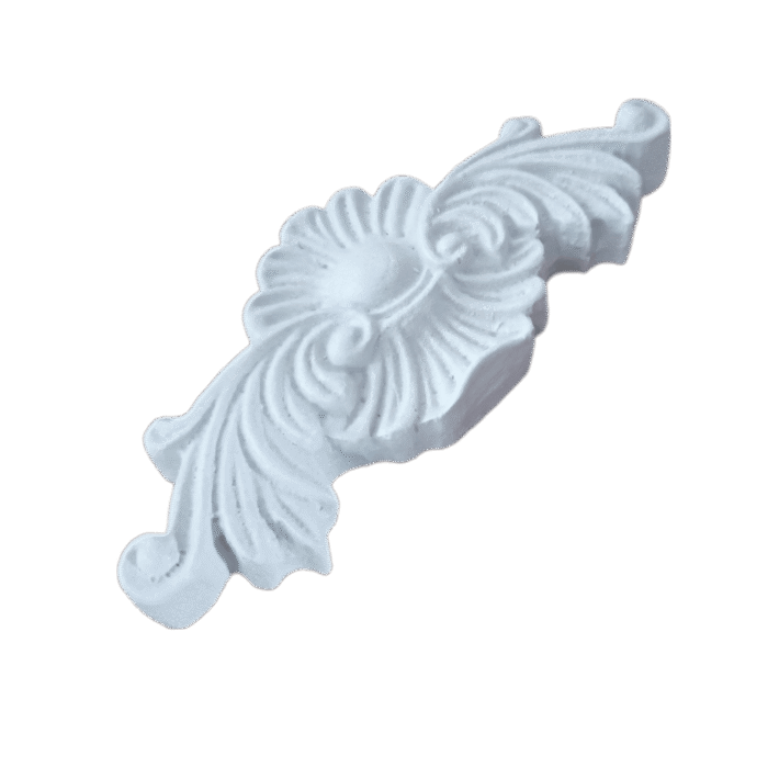 Arabesco Aplique Central em Resina