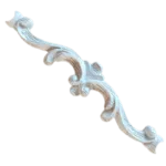 Arabesco Aplique Central em Resina 17cm