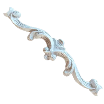 Arabesco Aplique Central em Resina 17cm