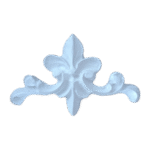 Arabesco Aplique Central em Resina