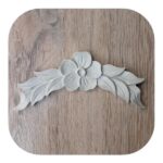 Arabesco Flor Aplique Central em Resina 18cm - Imagem 2