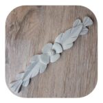 Arabesco Flor Aplique Central em Resina