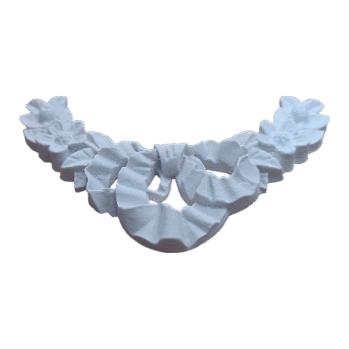 Arabesco de Canto Aplique Laço em Resina