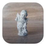 Trio Arcanjos São Rafael, Miguel e Gabriel em Resina 4cm - Imagem 6