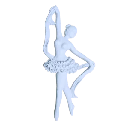 Bailarina Aplique em Resina