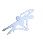 Bailarina Aplique em Resina