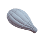 Balão Aplique Confeccionado em Resina