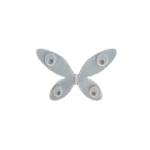 Borboleta Aplique em Resina