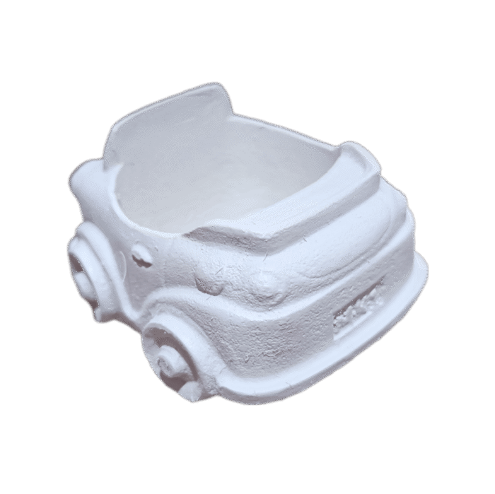 Carrinho Confeccionado em Resina