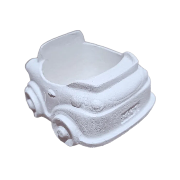Carrinho Confeccionado em Resina