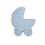 Carrinho de Bebê Aplique em Resina