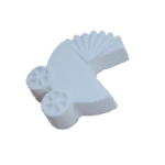 Carrinho de Bebê Aplique em Resina