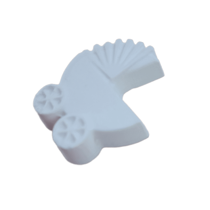 Carrinho de Bebê Aplique em Resina