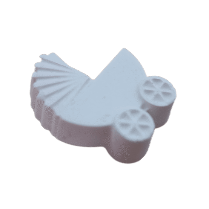 Carrinho de Bebê Aplique em Resina