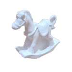 Cavalinho Confeccionado em Resina
