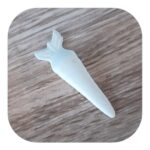 Cenoura Aplique Confeccionada em Resina