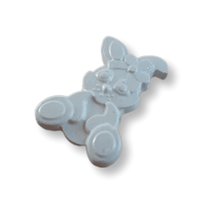 Coelho Aplique Confeccionado em Resina