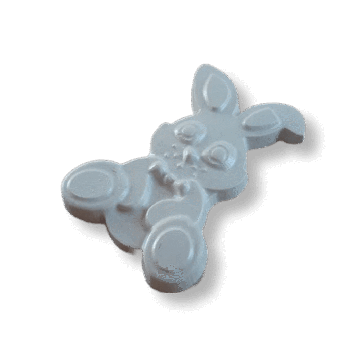 Coelho Aplique Confeccionado em Resina