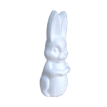 Coelho Confeccionado em Resina