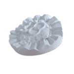 Coração Almofada Alianças em Resina