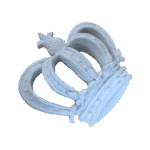 Coroa Aplique Confecciona em Resina