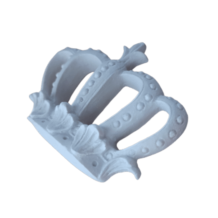 Coroa Aplique Confecciona em Resina