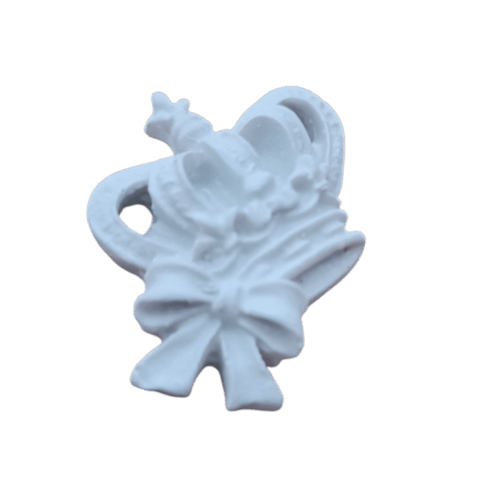 Coroa Aplique Confeccionada em Resina