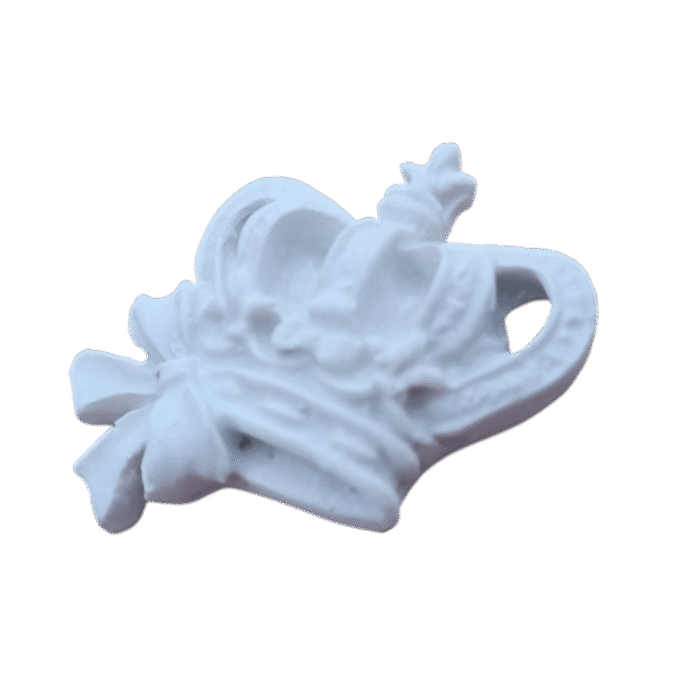 Coroa Aplique Confeccionada em Resina