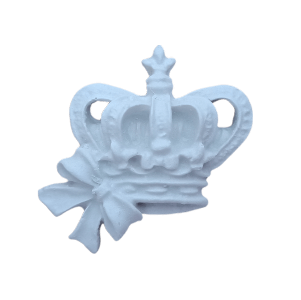 Coroa Aplique Confeccionada em Resina 4cm Coroa Aplique Confeccionada em Resina