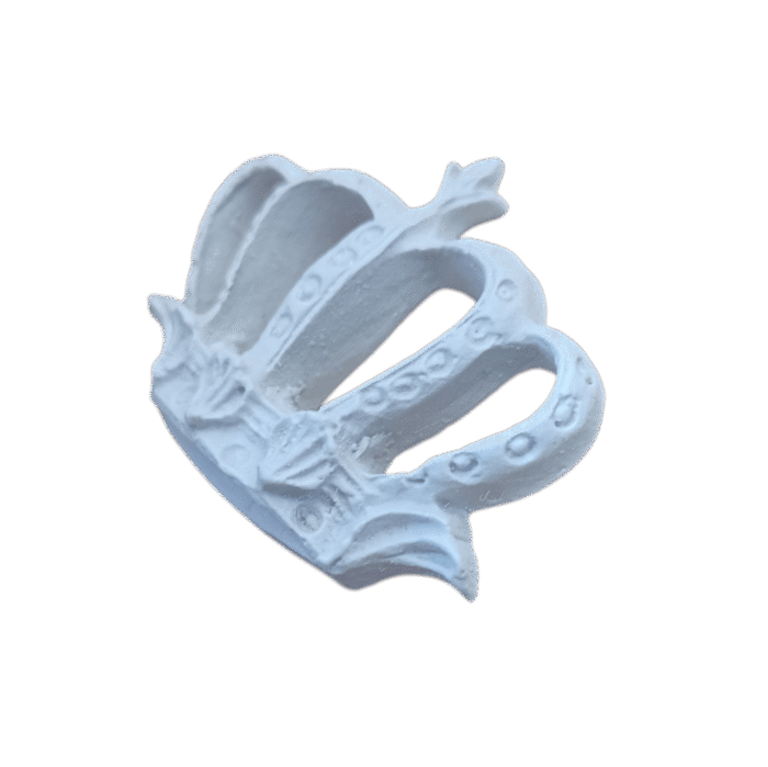 Coroa Aplique Confeccionada em Resina