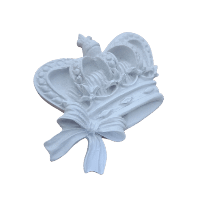 Coroa Aplique Confeccionada em Resina